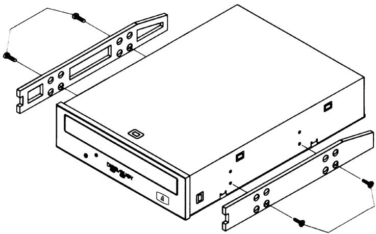 PLEXTOR PX-750A - To mount the PX-750A drive: - 2
