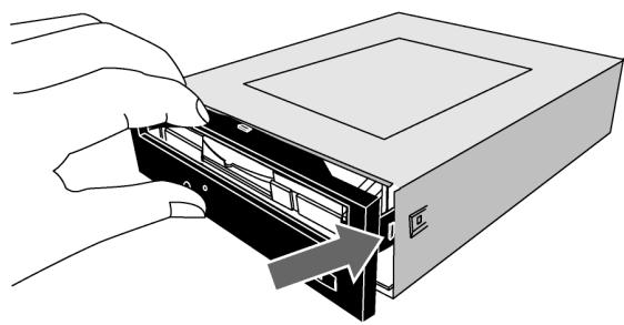 PLEXTOR PX-750A - To install a different bezel and disc tray face plate: - 8