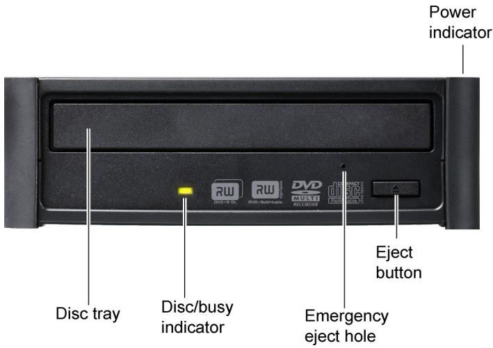 PLEXTOR PX-750A - Front Panel—PX-750UF External Drive - 1