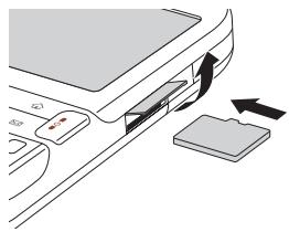 PALMONE CENTRO - Inserting an expansion card - 1