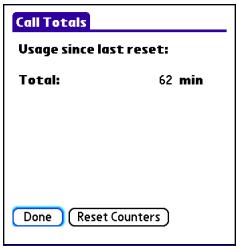 PALMONE CENTRO - How many minutes have I used? - 1