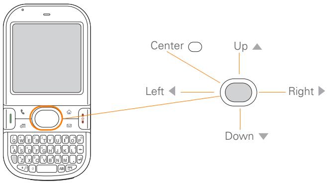PALMONE CENTRO - Moving around the screen - 1