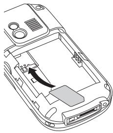 PALMONE CENTRO - Inserting the SIM card and battery - 2