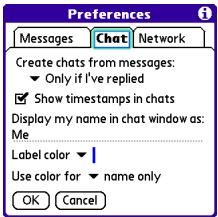 PALMONE CENTRO - Customizing your Messaging settings - 2