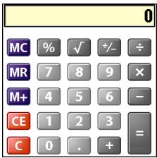 PALMONE CENTRO - Switching between Basic and Advanced Calculator Modes - 1