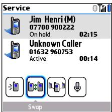 PALMONE CENTRO - Making a second call - 1