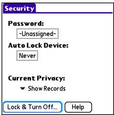 PALMONE CENTRO - Locking your Centro - 1