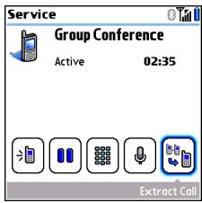 PALMONE CENTRO - Making a conference call - 1