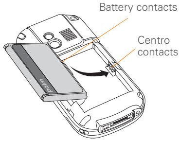 PALMONE CENTRO - Replacing the battery - 2