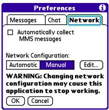 PALMONE CENTRO - Customizing your Messaging settings - 3