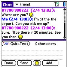 PALMONE CENTRO - Chatting with Messaging - 1