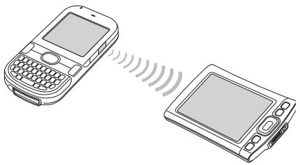 PALMONE CENTRO - Beaming an entry - 1