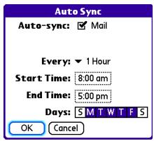 PALMONE CENTRO - Scheduling Auto Sync - 1