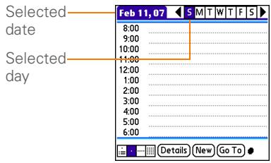 PALMONE CENTRO - Creating an event - 1