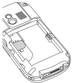 PALMONE CENTRO - Inserting the SIM card and battery - 3