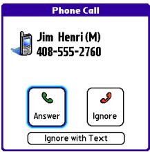 PALMONE CENTRO - Receiving calls - 1