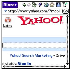 PALMONE CENTRO - Wide Page Mode - 1