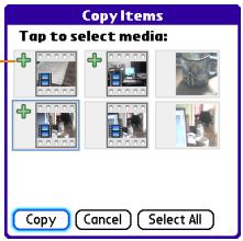 PALMONE CENTRO - Copying a picture or video - 1