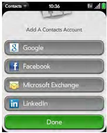 PALMONE PIXI PLUS - Use Contacts for the first time - 1