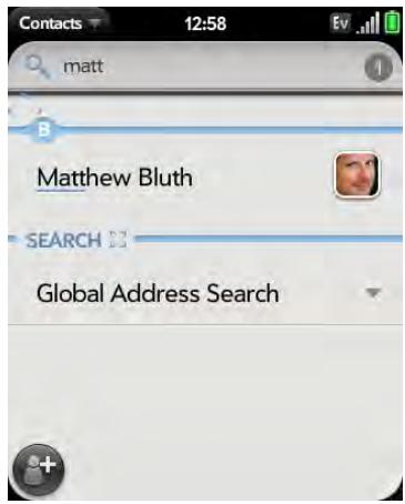 PALMONE PIXI PLUS - Open Contacts - 1