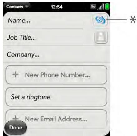 PALMONE PIXI PLUS - Create a contact - 1