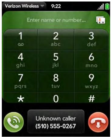 PALMONE PIXI PLUS - Answer a call - 1