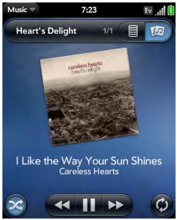 PALMONE PIXI PLUS - Use music playback controls - 1