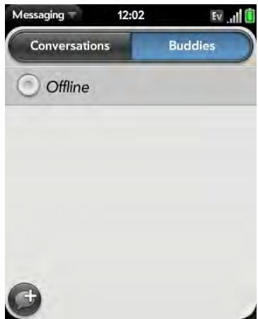 PALMONE PIXI PLUS - Sign in to an IM account - 1
