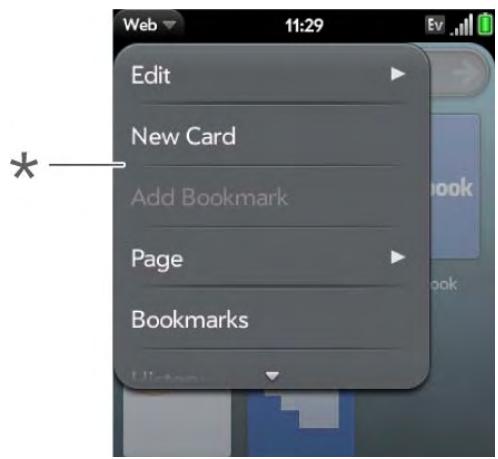 PALMONE PIXI PLUS - Open the application menu - 3