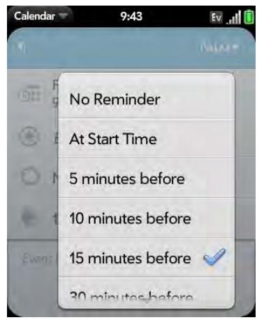 PALMONE PIXI PLUS - Select items in a list - 2