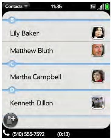 PALMONE PIXI PLUS - Use another application while on a call - 1