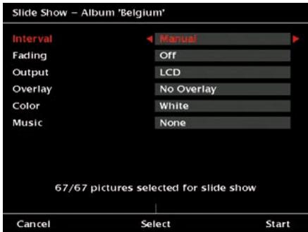 JOBO GIGA VU PRO EVOLUTION - To start a slide show of your pictures do the following: - 1