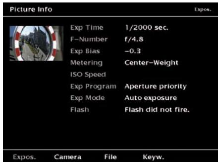 JOBO GIGA VU PRO EVOLUTION - Show Info Data (EXIF) - 1