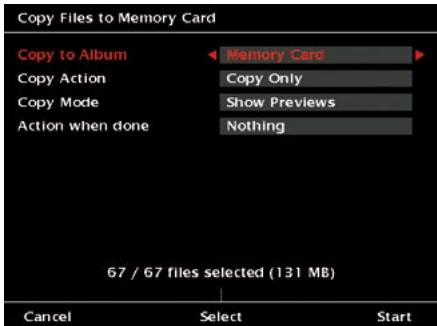 JOBO GIGA VU PRO EVOLUTION - a CompactFlash card or from one album to another, proceed as described here: - 1
