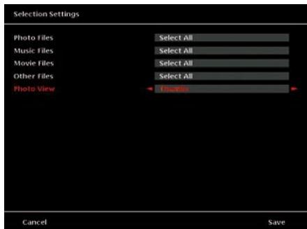 JOBO GIGA VU PRO EVOLUTION - Default settings for selections - 1