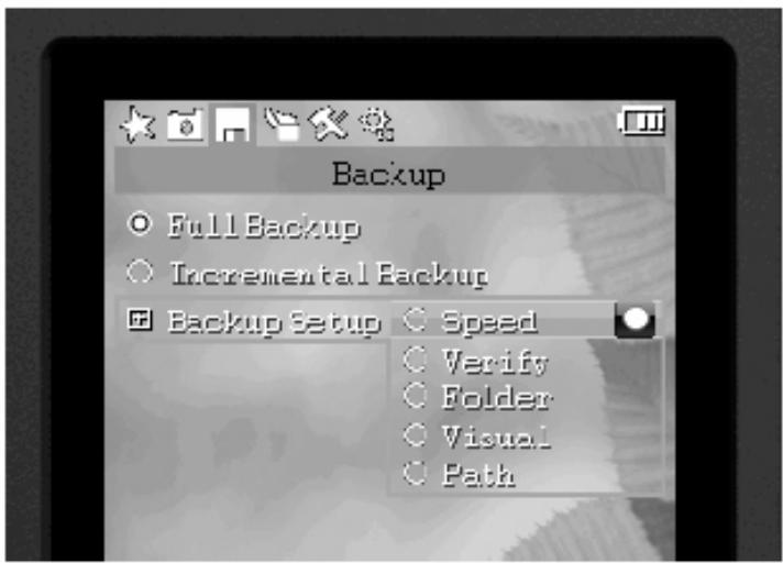 JOBO GIGA VU SONIC - Backup Setup - 1