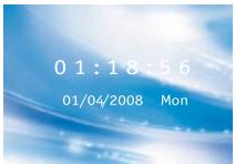 JOBO MOBILE PHOTO DISPLAY S4 PDS040 - Setting of Clock - 1