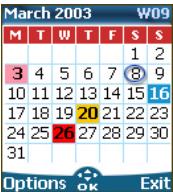 MITSUBISHI TELECOM M320 - Calendar - 3