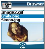 MITSUBISHI TELECOM M320 - Pictures viewer - 1