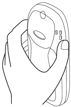 MITSUBISHI TELECOM M320 - Holding your phone - 1