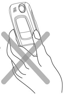 MITSUBISHI TELECOM M341I - HOLDING YOUR PHONE (WHILE MAKING OR RECEIVING A CALL) - 2