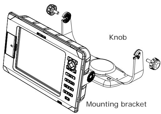 SIMRAD NX40 - Bracket Mounting the NX40/45 - 2