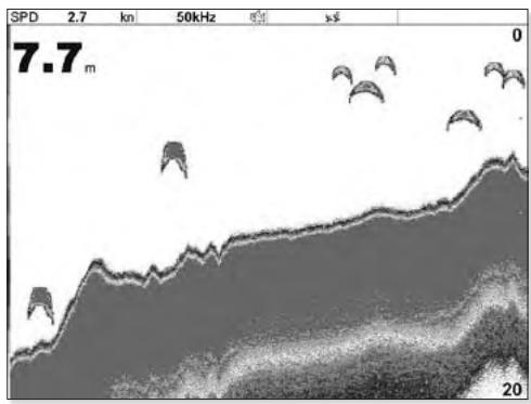 SIMRAD NX40 - kHz display - 1