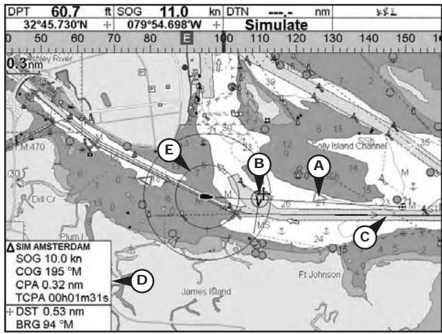 SIMRAD NX40 - 16-1 Viewing AIS Vessels - 1