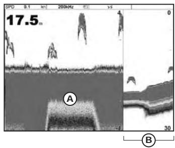 SIMRAD NX40 - 10-5 Echosounder A-Scope window - 1
