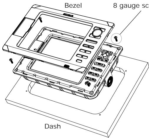 SIMRAD NX45 - Bracket Mounting the NX40/45 - 1