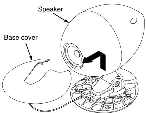 ECLIPSE D3II - - Removing the speakers  - - 2