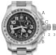 VICTORINOX SWISS ARMY CHRONOGRAPH - CHRONOGRAPH OPERATING PROCEDURE - 1