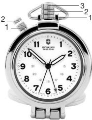 VICTORINOX SWISS ARMY POCKET WATCH - SETTING THE ALARM - 1