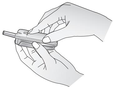 AUDIOVOX CDM-8615 - BATTERY REMOVAL - 2